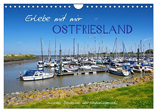 Erlebe mit mir Ostfriesland (Wandkalender 2026 DIN A4 quer), CALVENDO Monatskalender: Eine idyllische Landschaft im hohen Norden. (CALVENDO Natur)