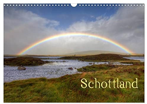 Schottland (Wandkalender 2026 DIN A3 quer), CALVENDO Monatskalender: 13 faszinierende Landschaftsbilder in HDR Technik (CALVENDO Orte)
