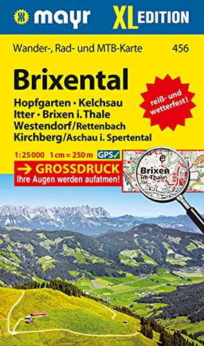 Mayr Wanderkarte Brixental XL 1:25.000: Wander-, Rad- und MTB-Karte