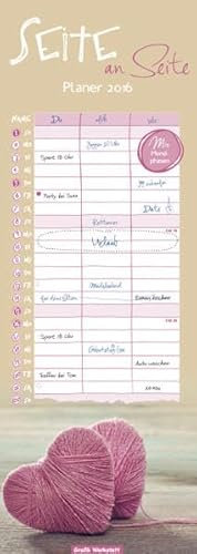 Seite an Seite Planer 2016: Wandkalender