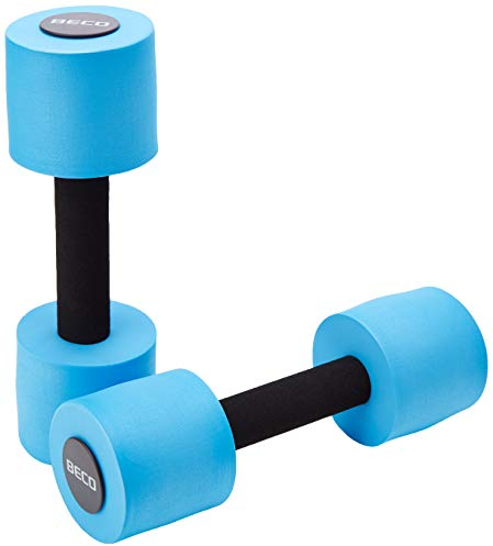 Beco Aqua Hantel Größe S | M | L Aqua Fitnessgerät Wassersport aus PE-Schaum, Large, C) Blau – Größe L