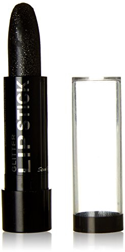 Stargazer Products Glitzer Lippenstift, Schwarz, 1er Pack (1 x 5 g)