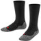 FALKE Unisex Kinder Socken Active Warm K So Wolle Funktionsmaterial dick atmungsaktiv einfarbig 1 Paar, Schwarz Black 3000, 35-38