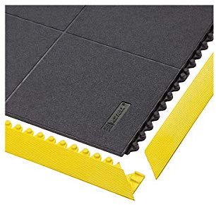 Notrax Cushion Ease Solid ESD Teppich, Schwarz, 91cm x 91cm