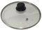 Looping-Lu Topfdeckel Glasdeckel mit Edelstahlrand Sichtdeckel mit Pfeife bruchfest Durchmesser 14 cm bis 32 cm (26 cm)
