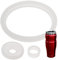 2 Sets of Thermos Stainless King (TM) -Compatible 16 Ounce Travel Tumbler / Mug Gaskets / Seals by Impresa Products - BPA-/Phthalate-/Latex-Free - 2 Full Replacements Per Kit