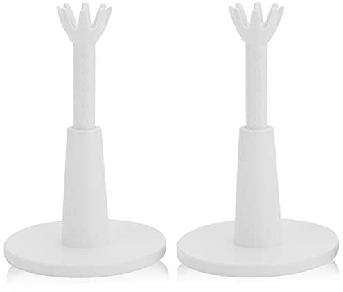 Einstellbare Tees, Stabile Driving Range Tees Halter mit Tees für Praxis Training (Weiß)