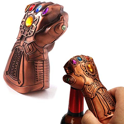 Beer Bottle Opener, Surcotto Thanos Gauntlet Glove Beer Bottle Opener for Any Avengers, Beer Wine Bottle Cap Remover Tool for Marvel Fans, Bar, Party, Beer Lovers