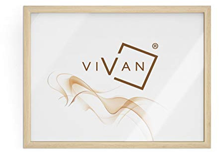 VIVAN Cadre, marron (bois naturel), format image 30 x 40 cm