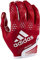 adidas Adizero 12 Football Receiver Gloves, Red/White, X-Large
