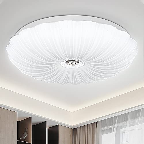 VIPMOON 42W LED Ceiling Light, 3780LM 6500K White Energy Efficient Ceiling Lamp, Super Bright Flush Mount Lights, 210W Equivalent, Bathroom Light for Sitting Room, Bedroom, Kitchen, Balcony