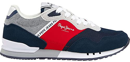 Pepe Jeans London B Brighton, Sneaker, Navy,