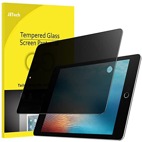 JETech Protector Pantalla Privacidad para iPad (9,7 Pulgadas, 2018/2017 Modelo, 6ª/5ª Generación), iPad Air 2/1, iPad Pro 9,7 Pulgadas, Cristal Vidrio Templado Antiespía