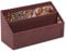 Rhodia 120037C - Rhodia ORANGE Botanique - Briefablage / Organizer, ideal für den Schreibtisch 25x10x14 cm, Kunstleder, leicht und tragbar, Amarant, 1 Stück