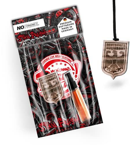 NoFame.Design | Premium | Duftbaum ink. 5ml Wunschduft | Auto Lufterfrischer | Nachhaltiger Auto Duftbaum | Deutsches Kulturgut DB-20 (Forest Man)