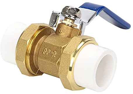 Kugelhahn Isolator Ventil Schlauch Rohr Armaturen, Kupferventil Doppelunion Kugelhahn für Heizung Union Kugelhahn 20/25/32 Heißschmelzschmelzventil Wasserheizung Zubehör (Spezifikation: E 20) (Größe