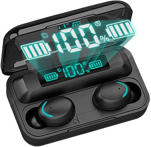 AOTUYE - Auriculares Bluetooth 5.1 Deportivos, Auriculares inalámbricos IPX7, Impermeable, Auriculares Bluetooth Anti Ruido, 30H Hi-FI estéreo con Doble micrófono, CVC 8.0, cancelación de Ruido,