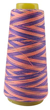 Regenbogen-Nähgarn 1500Y Buntes Polyester-Nähgarn Overlockgarn-China, FRX0004