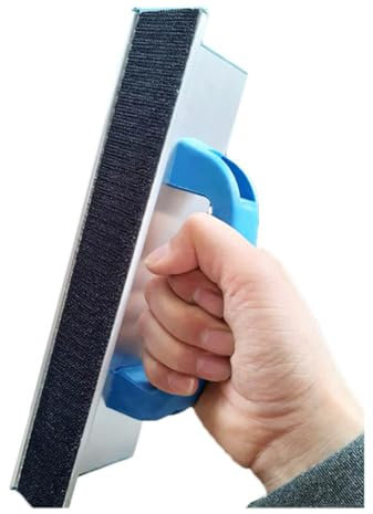 ULTECHNOVO Support De Papier De Verre À Angle Droit Outil De Support De Papier De Verre Support De Papier De Verre Avec Poignée Sable À Main Et Sec Support De Papier De Verre Pour Mur