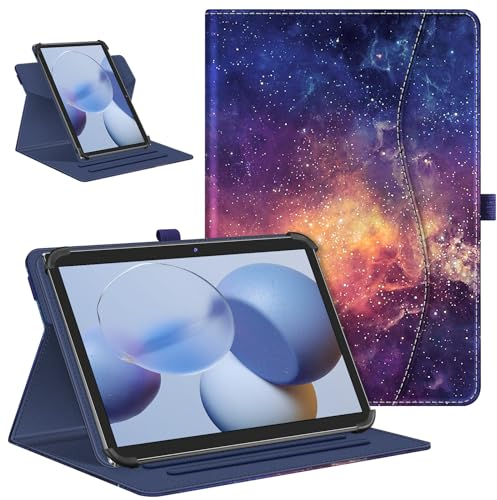 FINTIE Custodia Universale per 10 Pollici Tablet - 360 Gradi di Girevole Cover Case con Tasca Compaibile con HiGrace/TECLAST/Blackview/YOTOPT/MEBERRY/DOOGEE/YESTEL Tablet 9 - 10.9, Galaxy