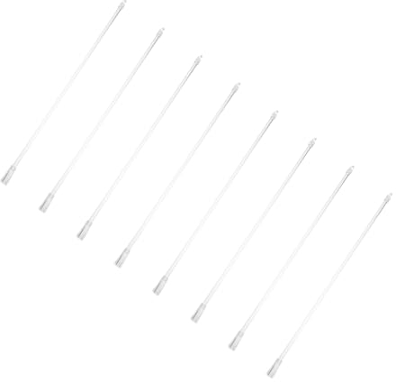 MAGICLULU 8st Verschluss-drehstange Blinds Roller Windows Blinds Fenster Verlängerung Rollokette Verbinder Lamellenvorhang Ersatzteile Jalousie Weiß Büro Plastik Spurstange Senkrechter Pol