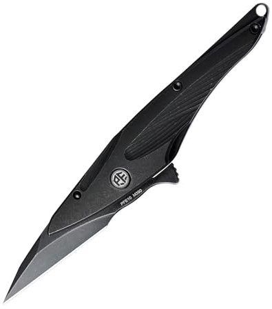Petrified fish PFE10 Hummingbird Klappmesser, 1.06 M390 Stahl Klinge Titan Griff EDC Taschenmesser (Black Black Stonewashed)