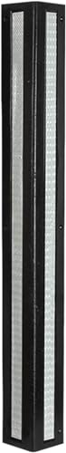 LXXW Garagen Wandschutz L-förmiger Eckenschutz-Reflexstreifen, Garagenwandschutzkante, Autotürpfosten-Parkstoßstangenschutz Türkantenschutz Auto(Color:Black+White-40cm,Size:15pcs)