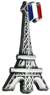 Clj Charles Le Jeune Pin's Tour Eiffel Et Drapeau Français - - qualité de finition - Epingle - Broche - Badge - PINS PATRIOTES FRANCE