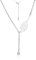 VASSAGO Tennisschläger Halskette Damen Herren Edelstahl Tennis Halskette Anhänger Tennis Halskette Sportgeschenke Schmuck für Teen Tennis Sport Liebhaber, Edelstahl, Kein Edelstein