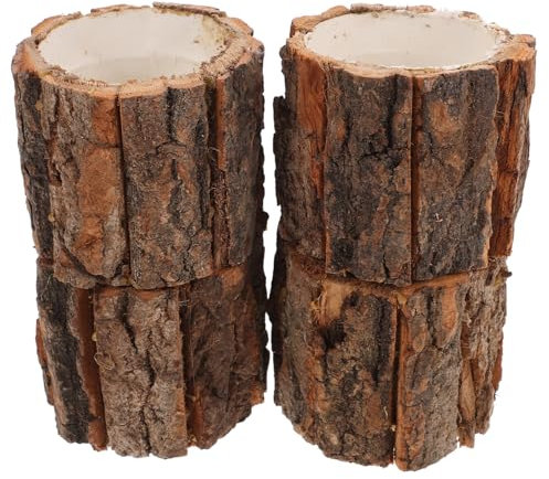 BCOATH 4piezas Jardinera De De Madera Maceta para Bonsáis Decorativa y Duradera Unidades