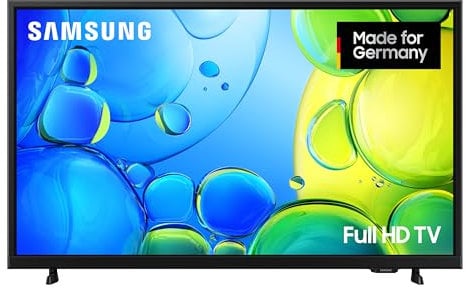 Samsung Full HD F6009F 32 Zoll (81 cm) LED Flachbildfernseher, PurColor-Technologie, HDR, Object Tracking Sound Lite, Knox Security, One UI Tizen, Smart TV, Unbegrenzt kostenlose Inhalte