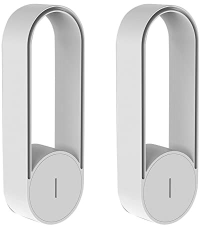Kiudduy 2X 20 Million Negative Ion Purifier Mini Portable Household Ionizer USB Plug-in Car Air Purifier for Area 31㎡-40㎡ White
