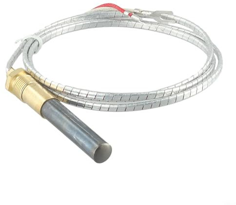 Entgoinggo Camino a gas, Kit termocoppia a gas Riscaldatore Sensore di temperatura Stufa a gas Camino Kit di ricambio per caminetti Riscaldatore di acqua calda