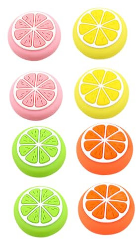 UKCOCO 8stücke Silikon Daumen Joystick Kappen Rutschfeste Grip Abdeckungen Für Controller Schutz Für Analogstick Kompatibel Mit Switch Und Anderen Gaming-controllern