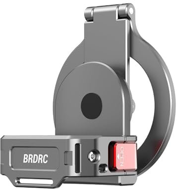 POSKART Magnetischer Halteständer Halterung für DJI Osmo Pocket 3, Freie Winkeleinstellung, 360-Grad-Drehung, Magnet-Saug-Gehäusehalter für Schreibtische, Vertikale Oberflächen, Schnelle Befestigung