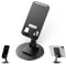 DHSUN Supporto per tablet regolabile in altezza con pieghevole, girevole a 360°, per tablet, supporto retrattile, supporto per telefono girevole a 360°, supporto per cellulare per tavolo