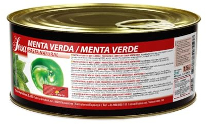 SOSA Pasta concentrada natural de Menta verde - Formato 1.5kgs