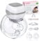 Electric Breast Pump Wearable, Portable Rechargeable Hands-Free Pump, 40dB Ultra Quiet Wireless with 3 Modes 12Levels, Leakproof Design for Nursing Moms at Work, Home, Travel