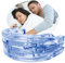 Orthese Anti-Ronflement Silicone RÉGLABLE - Gouttière Anti-Ronflement & Bruxisme - Efficace Hommes/Femmes - Puissant, Adaptable, Sécurité Dentaire (Bleu A04)