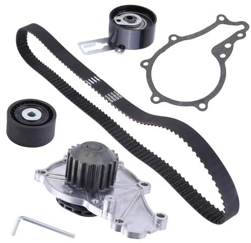 Timing Belt Kit with Water Pump for Peugeot 207 208 308 508 2008 3008 4008 5008 for Citroen Berlingo C3 C4 C5 DS3 DS4 DS5 Replaces 1613561980 1684448280 1787859 1855729 CV2Q8B596AA