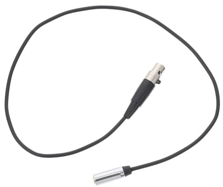3, 5mm TRS Kleiner XLR Audiokabel 0, 5m Kupfer PVC Schwarz | Beidseitig Weibliche Anschlüsse, Leicht zu Verbinden, Kontaktleistung, für Audioplayer und Videorecorder
