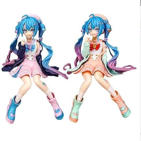 MIFKLMV Action Figure Toys Anime Figure Anime Model Statue Collectible Desktop Ornaments Gift for Kids Adults Fans（Sitting Posture）