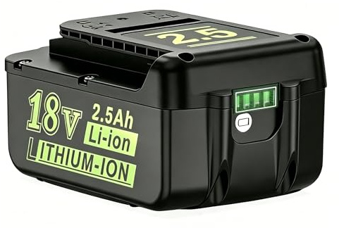 18V 2.5Ah DREAMDASH Rechargeable Battery, Replacement for Karcher 18V Tool | for LTR 18-30 Grass Trimmer CNS 18-30 Chainsaw BLV 18-200 Blower HGE 18-50 Hedge Trimmer LMO 18-36 Lawnmower PSU 4-18 Sprayer
