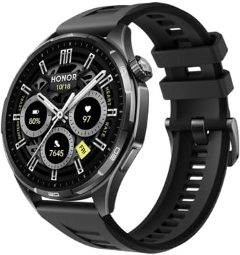 HONOR Watch 6 Smartwatch, 35 Giorni Autonomia, Display 1.46'' LTPS 3000 Nit | Dual-Band, Calcio Pro e Badminton, Display 1.46'' LTPS 3000 Nit, GPS, 46.5mm, 10.8mm Sottile, Monitoraggio Salute