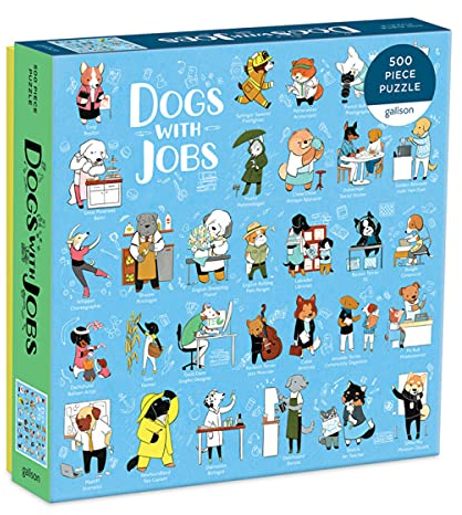 Dogs With Jobs 500 Piece Puzzle, 20 x 20, 508 x 508 mm
