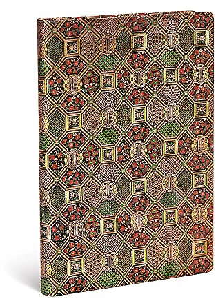 Paperblanks Hardcover Notizbücher Mandala | unliniert | Midi (130 × 180 mm): Unlined Midi (Sacred Tibetan Textiles)