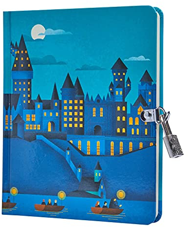 Harry Potter: Hogwarts Castle Glow-in-the-Dark Lock & Key Diary