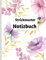 Strickmuster Notizbuch: Blanko Strickmuster Blumen Strickpapier Buch Strick Journal Strick Modelle 4:5 Geschenkidee für alle Handarbeits Begeisterte