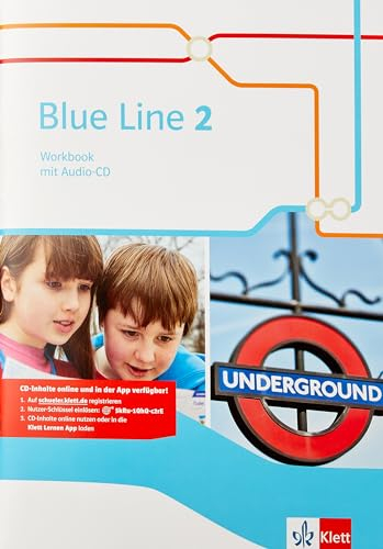Blue Line 2: Workbook mit Audios Klasse 6 (Blue Line. Ausgabe ab 2014)
