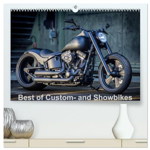 Best of Custom- and Showbikes Kalender (hochwertiger Premium Wandkalender 2026 DIN A2 quer), Kunstdruck in Hochglanz: Exklusive Custombikes von Rick´s Motorcycles (CALVENDO Hobbys)